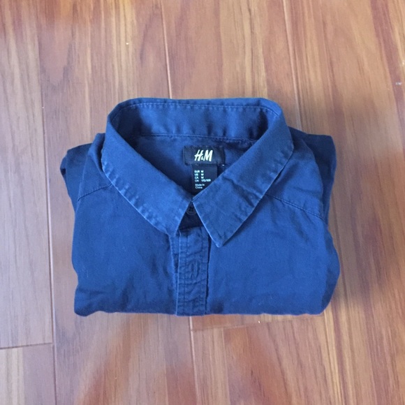 Men's short sleeve button up