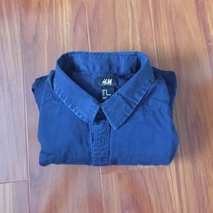 Men's short sleeve button up