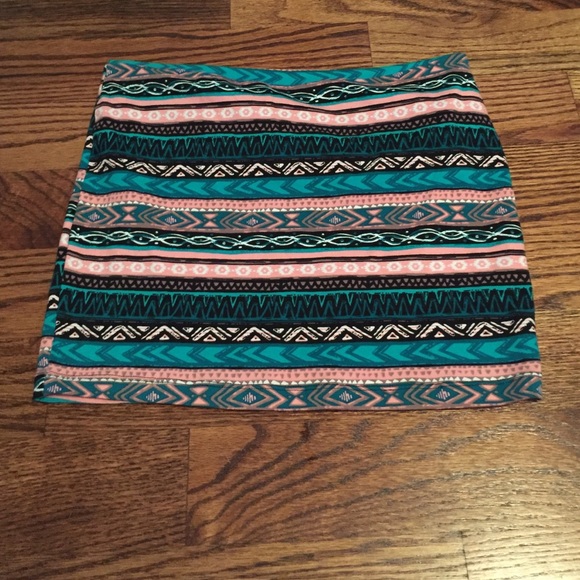 Aztec pencil skirt
