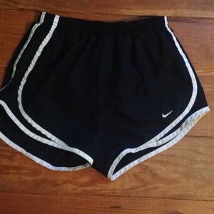 black nike shorts