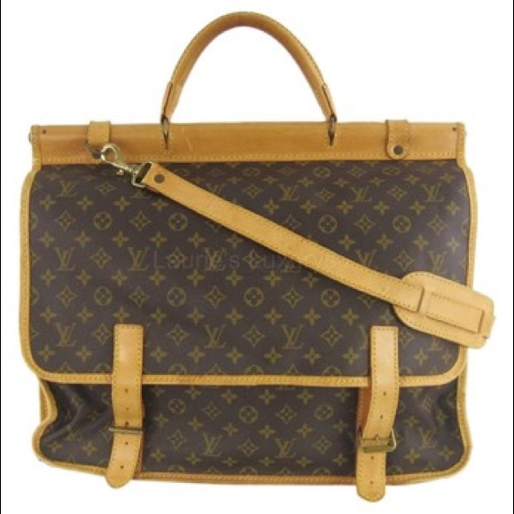 Auth Louis Vuitton Weekend Carry-on Travel Bag