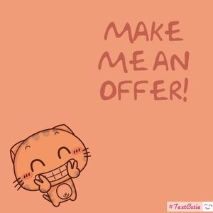 Accepting reasonable offers!