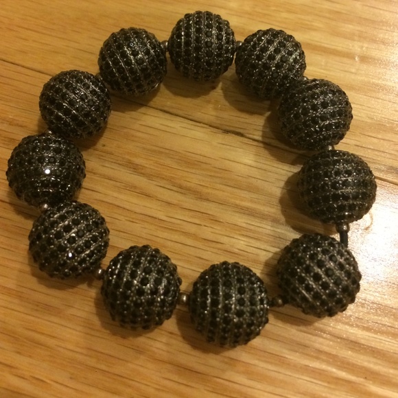Chunky black Anna Klein Bracelet