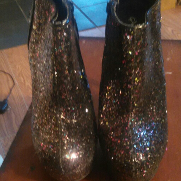 Glitter booties