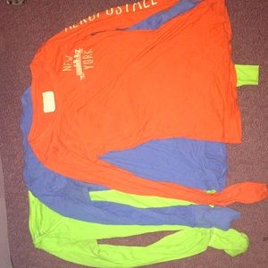 3 Aeropostale shirts each worn about twice