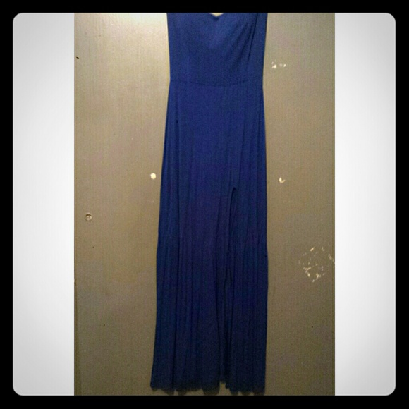 Long Royal Blue dress - Picture 1 of 3