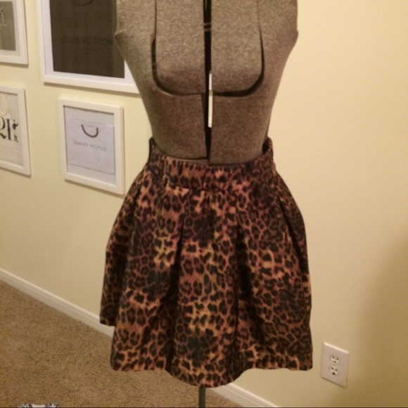 Leopard Skirt.