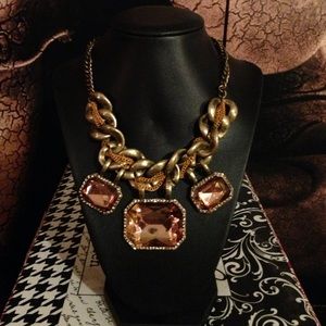 Antique Gold Finish Necklace