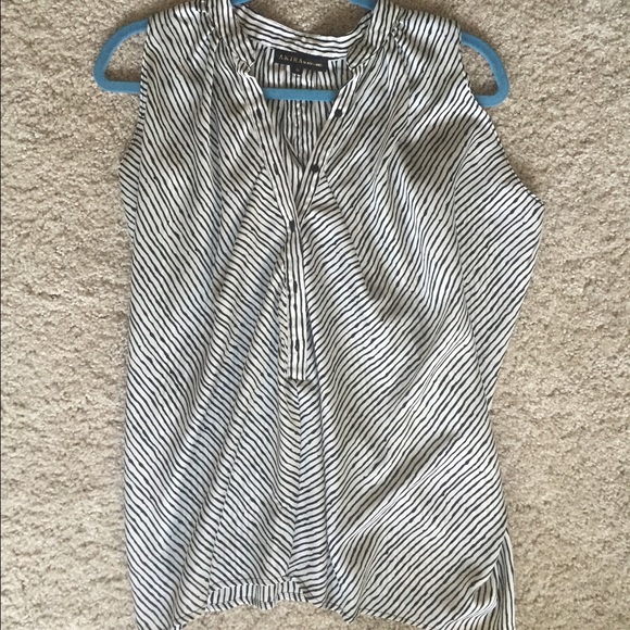 Akira black and white flowy striped top - Picture 1 of 3