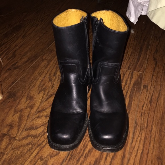 BLACK FRYE CAMPUS BOOTS