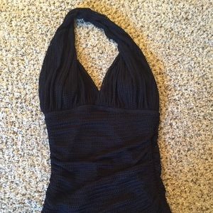 Black One Piece Swimsuit.