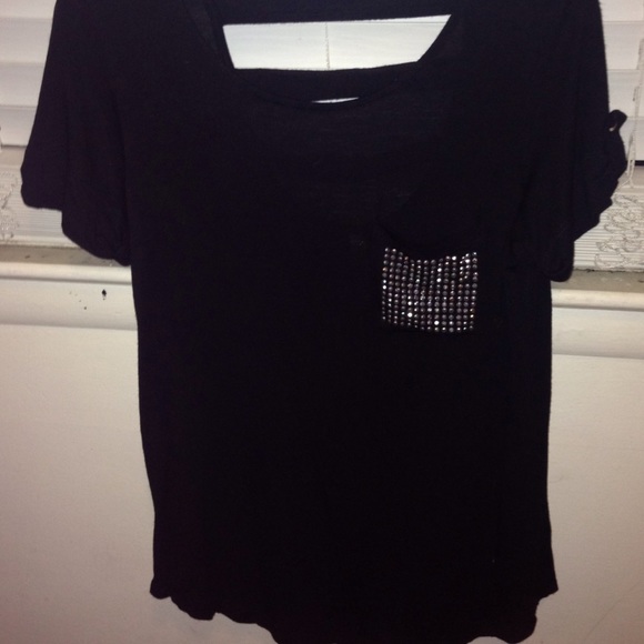 Skater sparkle pocket tee