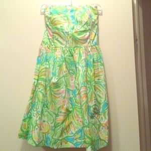 Lily Pullitzer Strapless Fit and Flare Dress