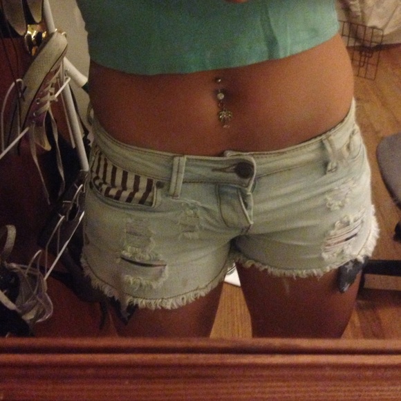 Juniors American Flag shorts