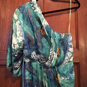 Catherine Malandrino One-Shoulder Dress