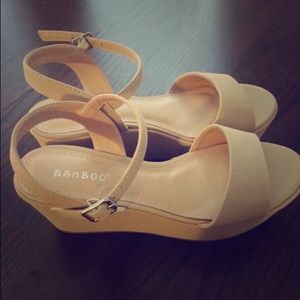 Cute Nude Wedges!