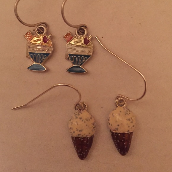 Cute ice cream earrings - Picture 1 of 1