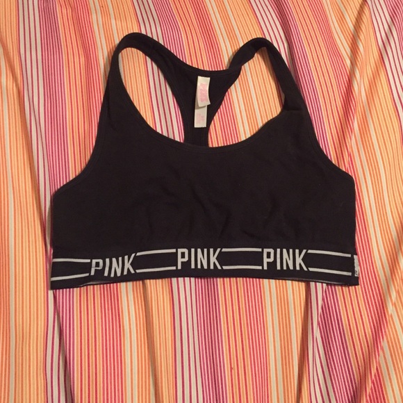 Vs black sports bra