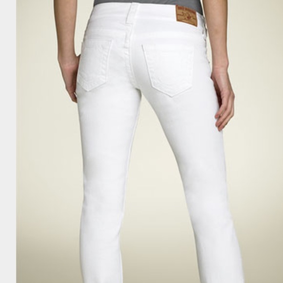 TRUE RELIGION JOHNNY WHITE JEANS