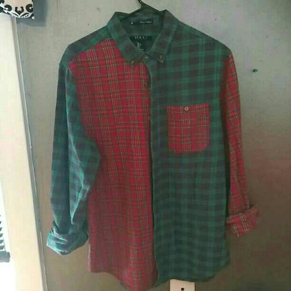Half and half flannel