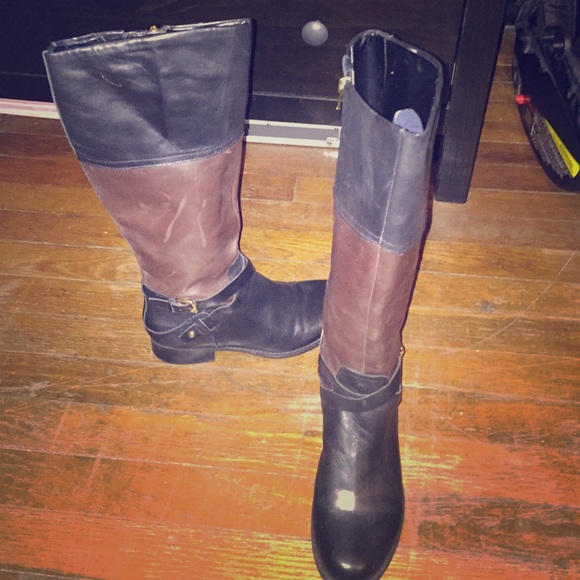 Audrey Brooke Two (2) tone boots