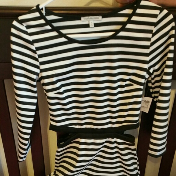 NWT Charlotte Russe stripped dress