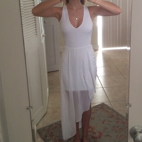 White dress from Bebe