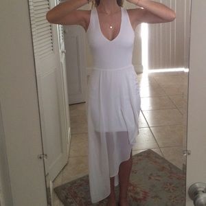 White dress from Bebe