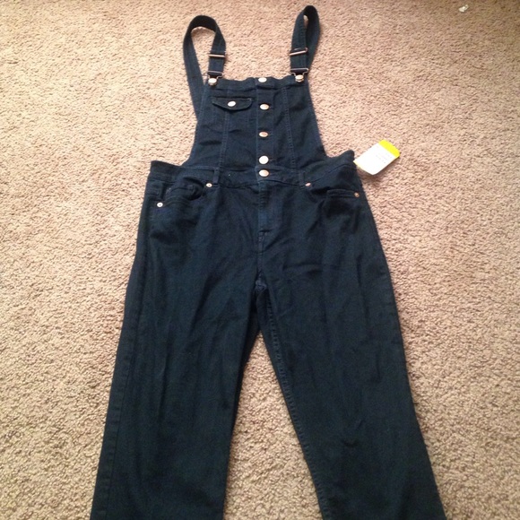 Dark blue overalls