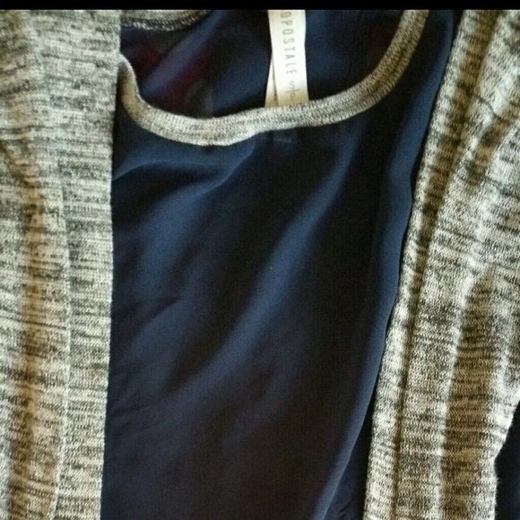 Long sleeve top. See thru torso