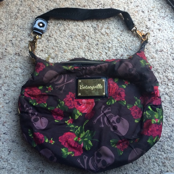 Betsey Johnson Handbags - Skulls and studs Betsey Johnson bag