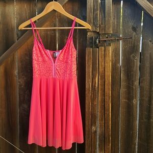 Flowy Coral Dress
