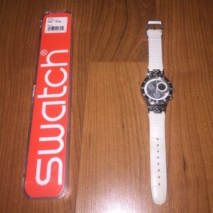 White swatch watch!