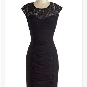 Modcloth gallery gathering dress