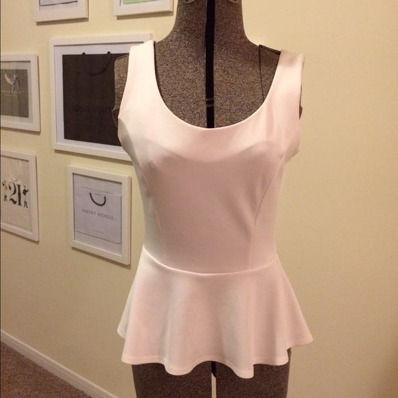 Peplum top.