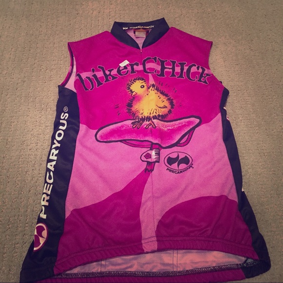 Brand New biker chick fitness cycling jersey