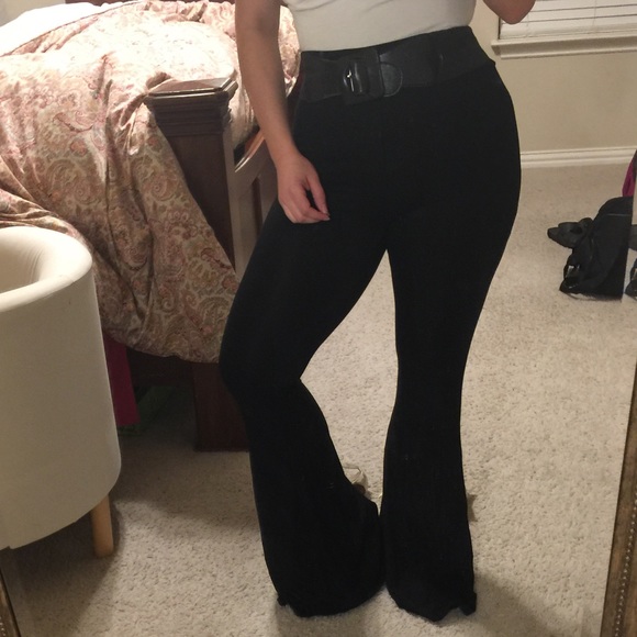High Rise High Waist Flare Leggings NWOT - Picture 2 of 3