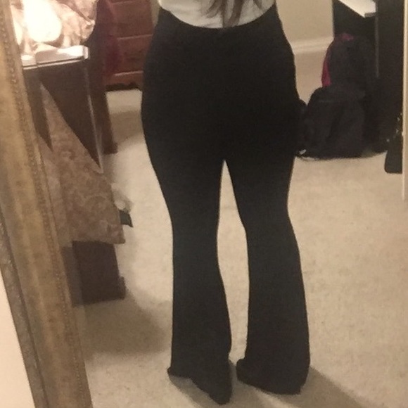 High Rise High Waist Flare Leggings NWOT - Picture 3 of 3