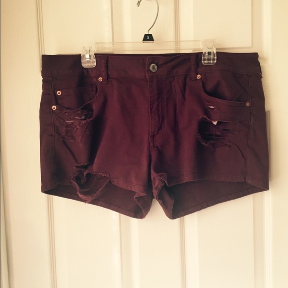 Burgundy Shorts