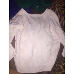 BUNDLE Super Cute White And Gold Sweater
