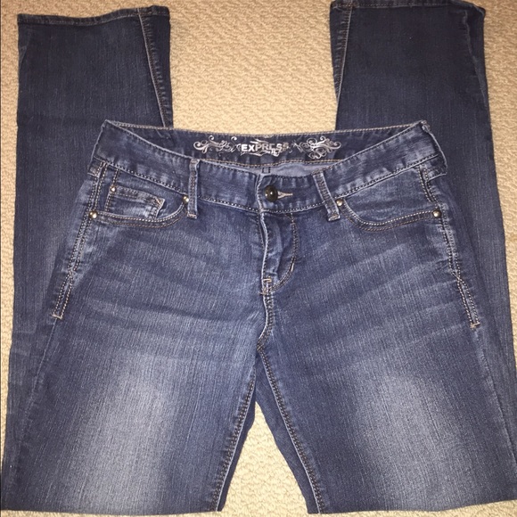 Express Barely Boot Jeans