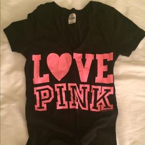 Victoria's Secret black PINK top