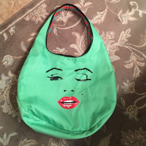 Cute Betsey Johnson  Marilyn reversible hobo bag