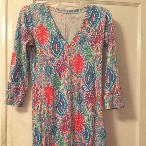 Lilly Pulitzer dress in multi let minnow