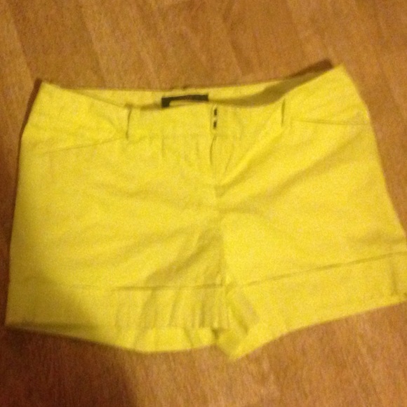 Bright Yellow Shorts