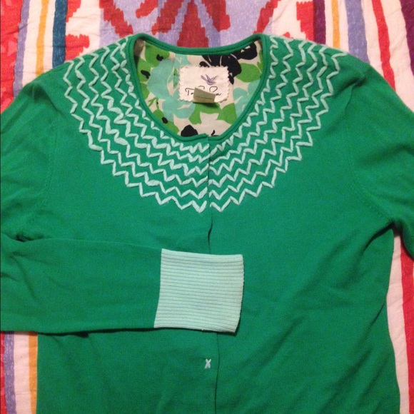 Anthropologie tabitha embroidered cardigan