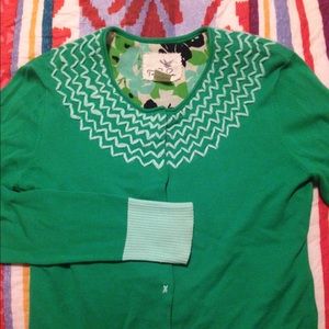 Anthropologie tabitha embroidered cardigan