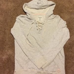 Light Grey American Eagle Hoodie