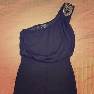 GUESS never worn one shoulder bandeau dress