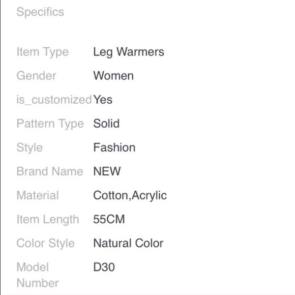 Leg Warmers - Picture 4 of 4